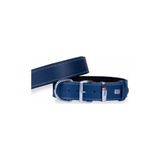 Bezos Konfor Deri Köpek Boyun Tasması Royalblue 4X47 55 cm