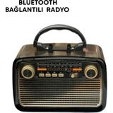 Bezos KTF1467 Radyo - Ahşap