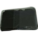Bezos Küçük Boy Atlet Geri Dönüşüm Granül Çanta Poşet 40X25 cm Kalın Siyah 1000 gr 1 Paket
