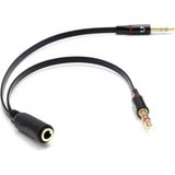 Bezos Kulaklık Mikrofon Ayırıcı Çevirici Switch Splitter 3.5mm