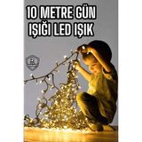 Bezos Mey Ithalat® 10 Metre LED Işık Saçaklı Dekoratif Şerit LED - 1 m - 00 Beyaz
