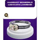 Bezos Mey Ithalat® Wave Sensörlü LED Kafa Lambası Şarjlı Ayarlanabilir Işık - Belirtilmemiş - 0 - Siyah