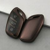 Bezos Mg Hs-Zs Uyumlu Smart 3 Buton Silikon Oto Anahtar Kumanda Kabı Kılıf Füme - Belirtilmemiş