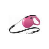 Bezos New Classic Otomatik Ip Köpek Gezdirme Tasması Medium 8 mt Pembe