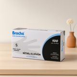 Bezos Nitril Muayene Eldiveni Siyah Pudrasız S 100LÜ - 0 - Siyah