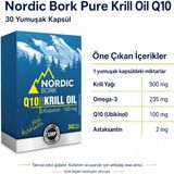 Bezos Nordic Bork Pure Krill Oil Q10 Krill Yağı 30 Yumuşak Kapsül