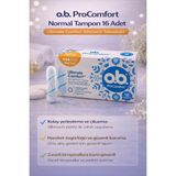 Bezos O.b. Procomfort Normal Tampon 16LI 1 Paket Ultimate Comfort Silktouch Teknolojili - Belirtilmemiş