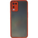 Bezos Oppo A54 4g Uyumlu Kılıf Montreal Silikon Kapak - Kırmızı - 3030 Sempatik