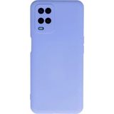 Bezos Oppo A54 4g Uyumlu Kılıf Nano Içi Kadife Silikon - Lila - 3030 Sempatik