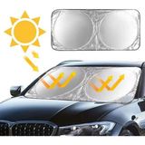 Bezos Oto Katlanabilir Metalize Branda Ön Arka Cam Güneşliği Uv Koruma Isı Geçirmez 150X70 cm - İSİMDEKİ ÖZELLİKLER DOĞRUDUR