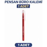 Bezos Pensan Büro 2270 Kırmızı Tükenmez Kalem 1.0 mm Medium Yerli Üretim 1 Adet - Renkli - Belirtilmemiş