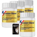 Bezos Playboy Rusian Glare Nano 4 Tane x 50 ml Tüy Dökücü Azaltıcı Krem Rus Merhemi + Yanında Jel