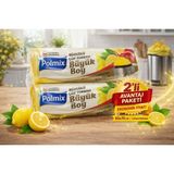 Bezos Polmix Limon Kokulu Büzgülü Büyük Boy Çöp Torbası 65X70 cm 10'lu 2 Paket Dayanıklı Sızdırmaz Çöp Poşeti - Belirtilmemiş