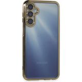 Bezos Samsung Galaxy A25 5g Kılıf Lensli Silikon - Gold