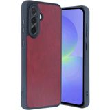 Bezos Samsung Galaxy A35 5g Uyumlu Kılıf Aras Deri Kapak - Bordo - 3030 Sempatik