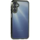 Bezos Samsung Galaxy A35 5g Uyumlu Kılıf Lensli Silikon - Yeşil - 3030 Sempatik