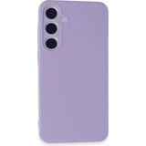 Bezos Samsung Galaxy A35 5g Uyumlu Kılıf Nano Içi Kadife Silikon - Lila - 3030 Sempatik