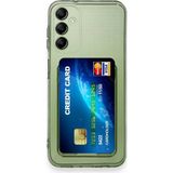 Bezos Samsung Galaxy Uyumlu, A35 5g Kılıf Kart Şeffaf Silikon - Şeffaf