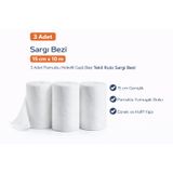 Bezos Sargı Bezi 15 cm x 10 m 3 Adet Pamuklu Hidrofil Gazlı Bez Rulo Sargı Bezi Seti bgBZSTCRVR00000338