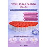 Bezos Steril Idrar Kabı Kapasiteli Numune Toplama Kabı 100 Adet