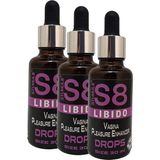 Bezos Stimul8 Kadın Genital Bakım 3 Adet Isteme Libidodamıasi 30 ml - Belirtilmemiş