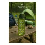 Bezos Suluk & Su Şişesi & Sporcu Matara Yeşil 1000 ml - Çok Renkli - 1 lt
