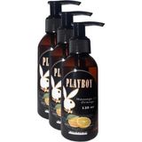 Bezos Süper Playboy Orange Flavored Massage Oil Portakal Aromalı Vücut Masaj Yağı 120 ml 3 Adet