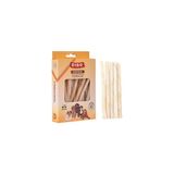 Bezos Sütlü Beyaz Burgu Çubuk Çiğneme Kemiği Köpek Ödülü 100 gr 12 cm