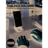 Bezos Taşınabilir Katlanabilir Bluetooth Klavye iOS Android Windows Uyumlu - NLCAEB8134-4734