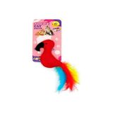 Bezos Toys Peluş Papağan Kedi Oyuncağı - Belirtilmemiş - Renkli