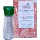 Bezos Tuz Karabiber Değirmeni Yeşil + Himalaya Çakıl Tuz Pembe 250 gr