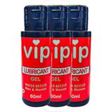 Bezos Vip Lubrikant Jel Bay Bayan 60 ml x 3 Adet - Belirtilmemiş