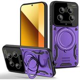 Bezos Xiaomi Mi 14 Ultra Uyumlu Kılıf Joy Lens Standlı Kapak - Mor - 3030 Sempatik