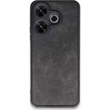 Bezos Xiaomi Redmi 13 4g Uyumlu Kılıf Aras Deri Kapak - Siyah - 3030 Sempatik