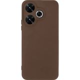 Bezos Xiaomi Redmi 13 4g Uyumlu Kılıf First Silikon - Kahverengi - 3030 Sempatik