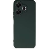 Bezos Xiaomi Redmi 13 4g Uyumlu Kılıf First Silikon - Koyu Yeşil - 3030 Sempatik