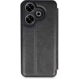 Bezos Xiaomi Redmi 13 4g Uyumlu Kılıf Flip Cover - Siyah - 3030 Sempatik