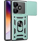Bezos Xiaomi Redmi 13 4g Uyumlu Kılıf Pars Lens Yüzüklü Silikon - Yeşil - 3030 Sempatik