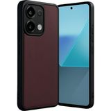 Bezos Xiaomi Redmi Note 13 4g Uyumlu Kılıf Aras Deri Kapak - Bordo - 3030 Sempatik