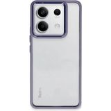 Bezos Xiaomi Redmi Note 13 4g Uyumlu Kılıf Power Silikon - Lila - 3030 Sempatik