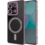 Bezos Xiaomi Redmi Note 13 Pro 4g Uyumlu Joke Simli Magneticsafe Kılıf - Pembe - 3030 Sempatik
