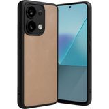 Bezos Xiaomi Redmi Note 13 Pro 4g Uyumlu Kılıf Aras Deri Kapak - Pudra - 3030 Sempatik
