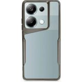 Bezos Xiaomi Redmi Note 13 Pro 4g Uyumlu Kılıf Boyi Silikon Kapak - Titan Gri - 3030 Sempatik