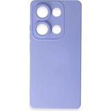 Bezos Xiaomi Redmi Note 13 Pro 4g Uyumlu Kılıf Nano Içi Kadife Silikon - Lila - 3030 Sempatik