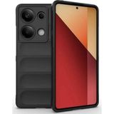 Bezos Xiaomi Redmi Note 13 Pro 4g Uyumlu Kılıf Optimum Silikon - Siyah - 3030 Sempatik