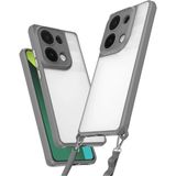 Bezos Xiaomi Redmi Note 13 Pro 4g Uyumlu Kılıf Penta Silikon Kılıf - Titan Gri - 3030 Sempatik