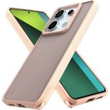 Bezos Xiaomi Redmi Note 13 Pro 5g Uyumlu Kılıf Elegant Kapak - Pudra - 3030 Sempatik