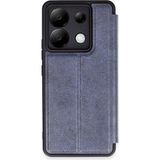 Bezos Xiaomi Redmi Note 13 Pro 5g Uyumlu Kılıf Flip Cover - Lacivert - 3030 Sempatik