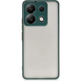 Bezos Xiaomi Redmi Note 13 Pro 5g Uyumlu Kılıf Montreal Silikon Kapak - Yeşil - 3030 Sempatik