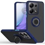 Bezos Xiaomi Redmi Note 13 Pro 5g Uyumlu Kılıf Montreal Yüzüklü Silikon Kapak - Lacivert - 3030 Sempatik